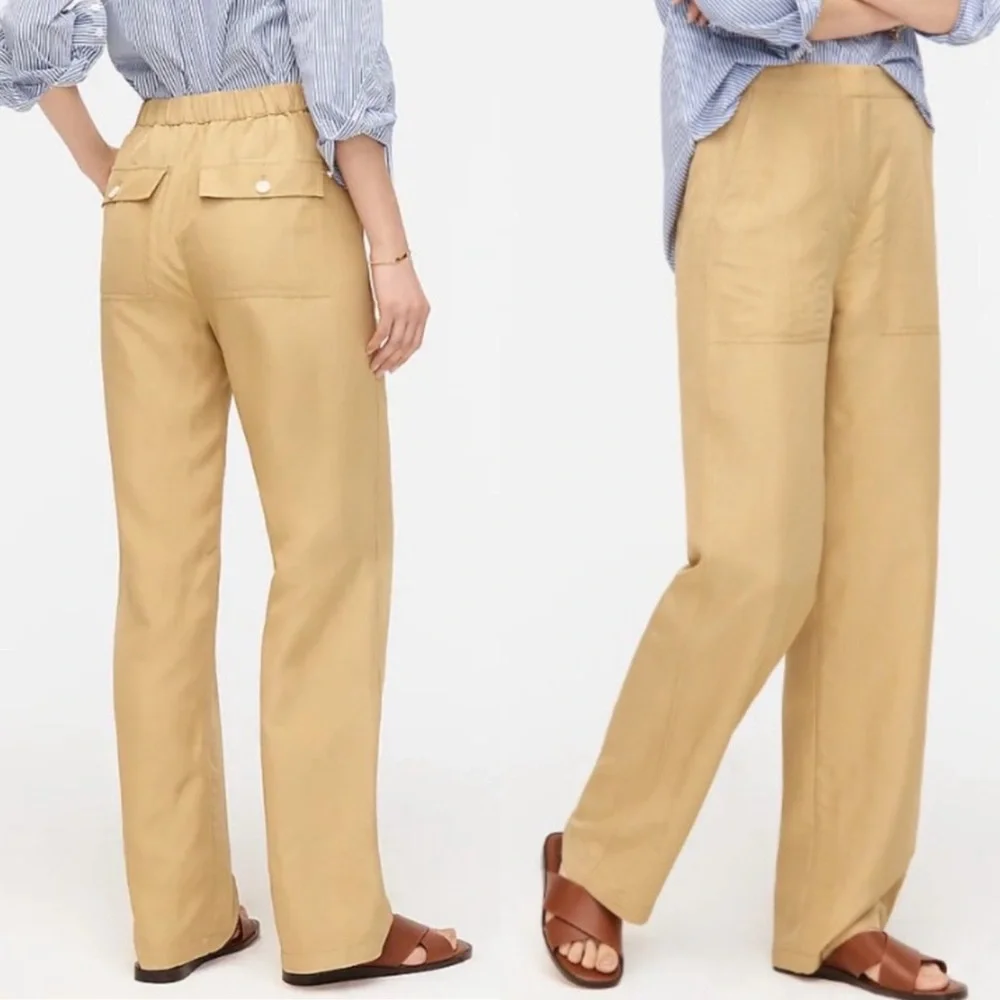 J. Crew Straight-leg Lounge Pant with Surplus Pockets in Teal Blue AJ431